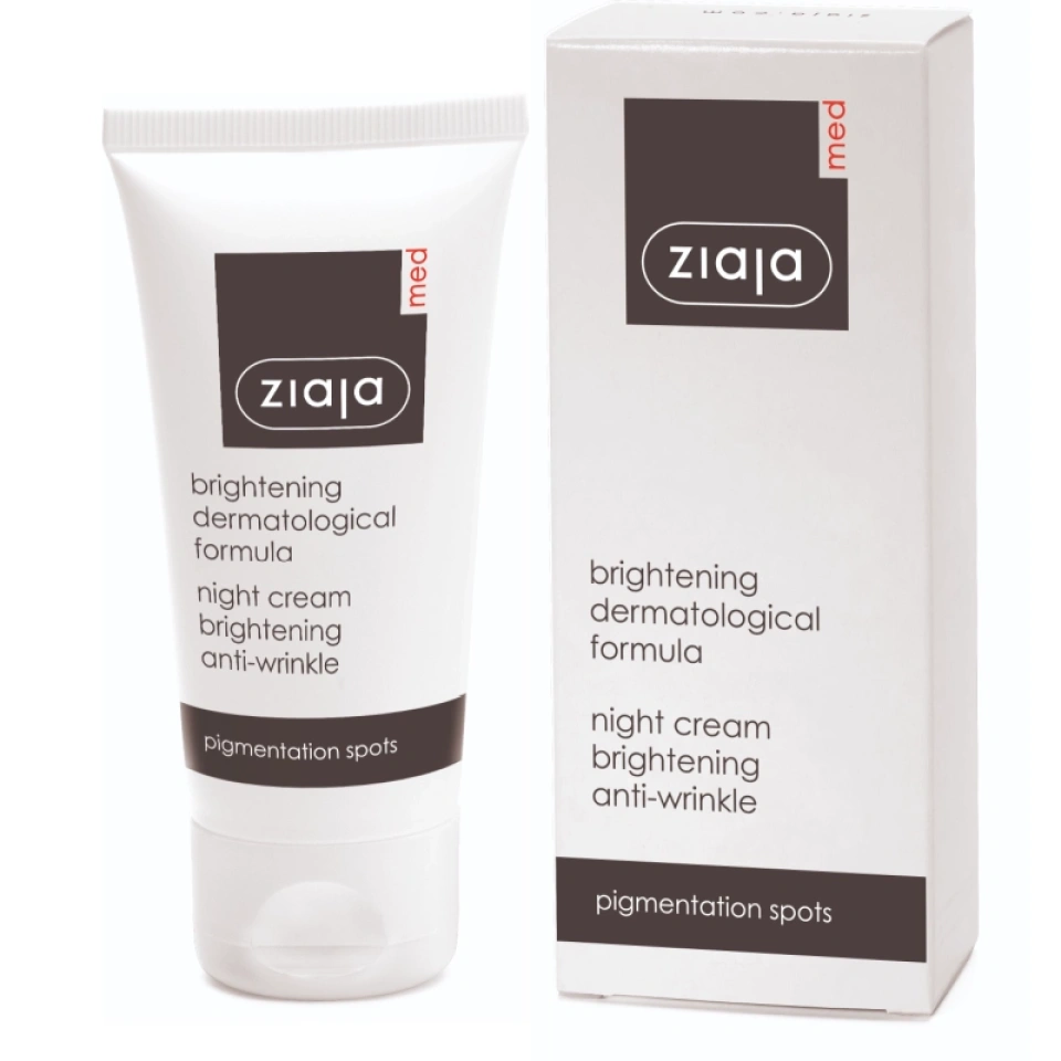 Ziaja MED helendav, nahatooni ühtlustav kortsudevastane öökreem 50ml