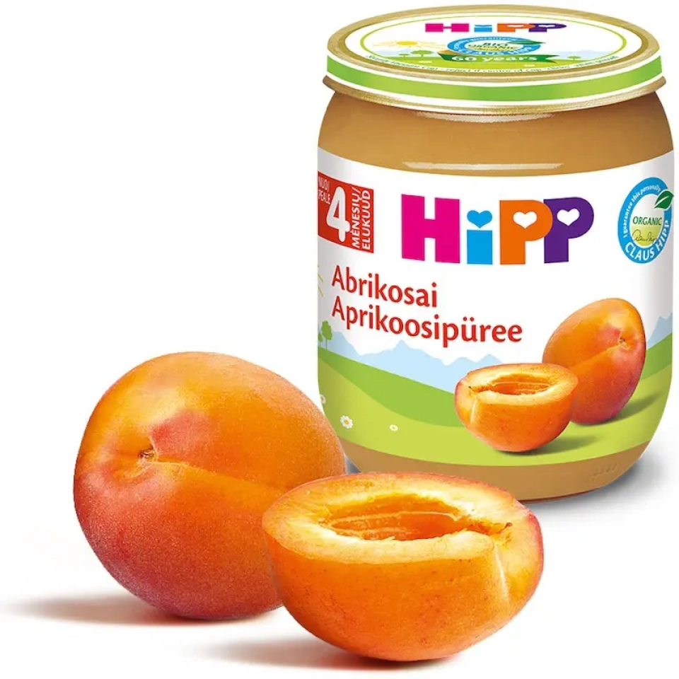 HiPP Aprikoosipüree ÖKO peale 4.k 125g (HU-ÖKO-01)