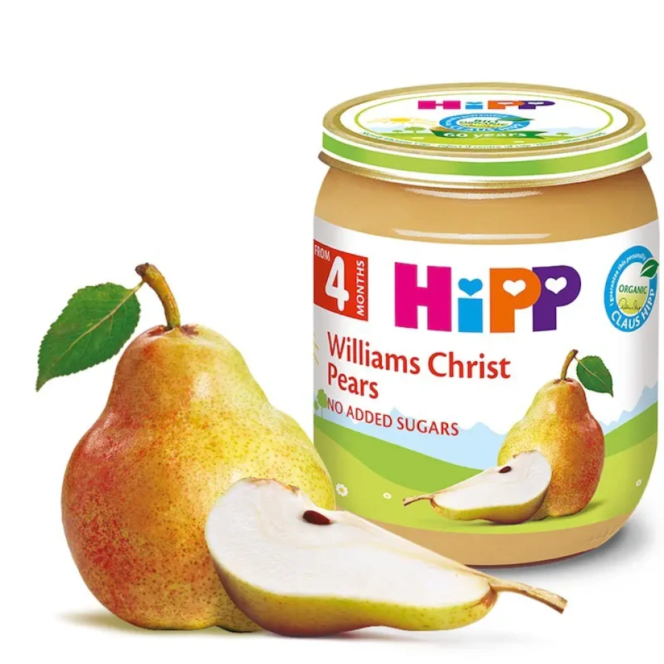 HiPP Pirnipüree Williams ÖKO peale 4.k 125g (HU-ÖKO-01)