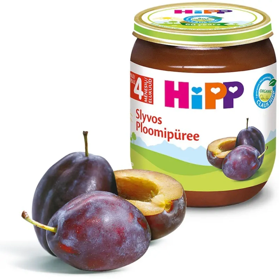 HiPP Ploomipüree ÖKO peale 4.k 125g (DE-ÖKO-001)