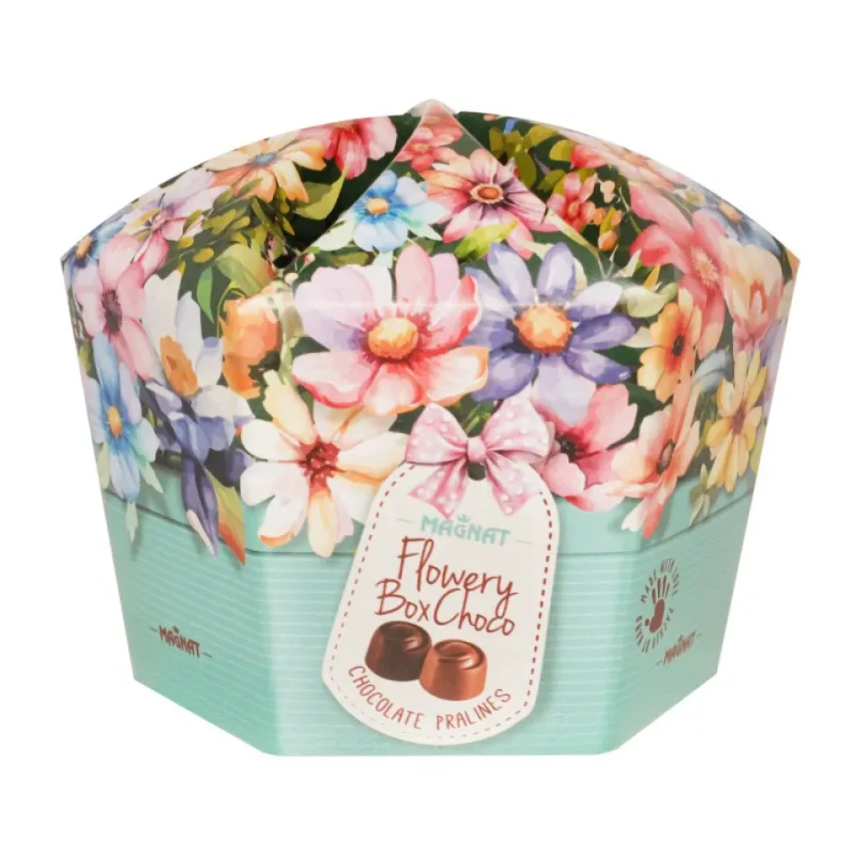 Magnat Flowery Box Choco kommikarp 160g