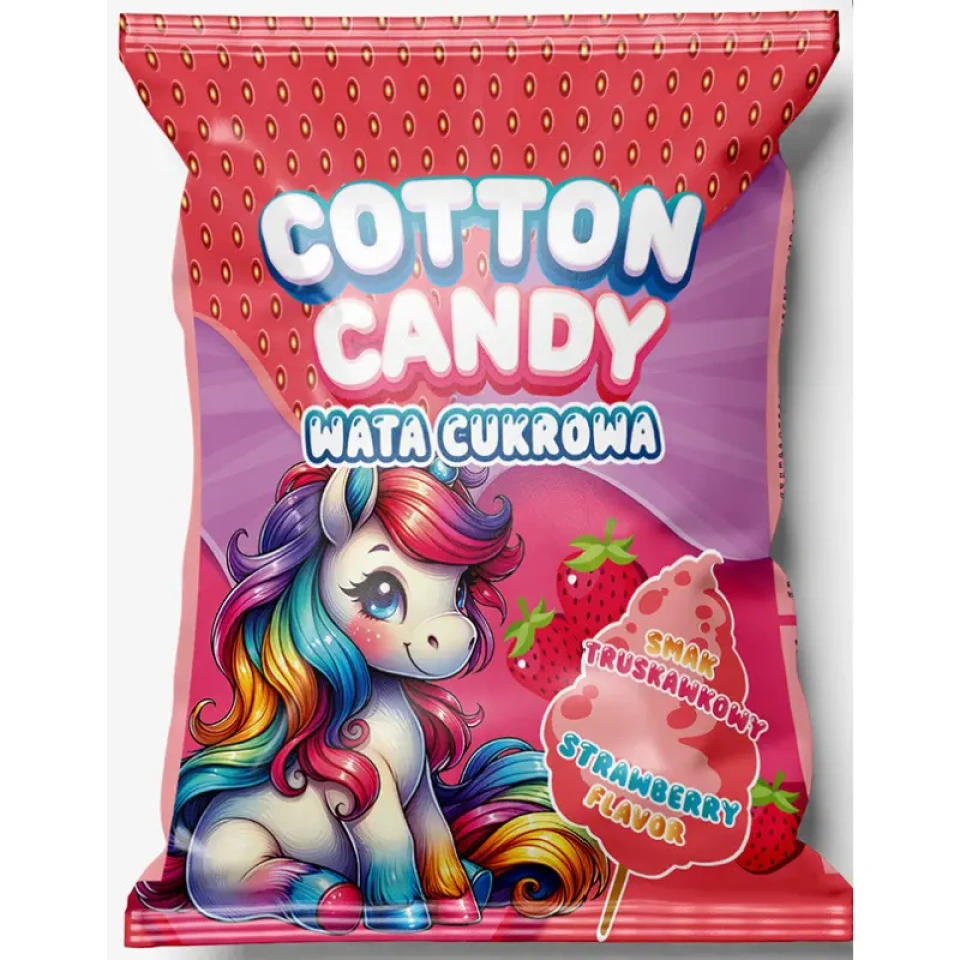 Candy suhkruvatt maasikamaitseline 70g