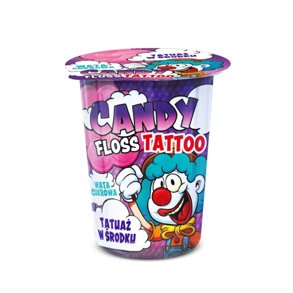 Candy suhkruvatt 400ml topsis tattooga 20g