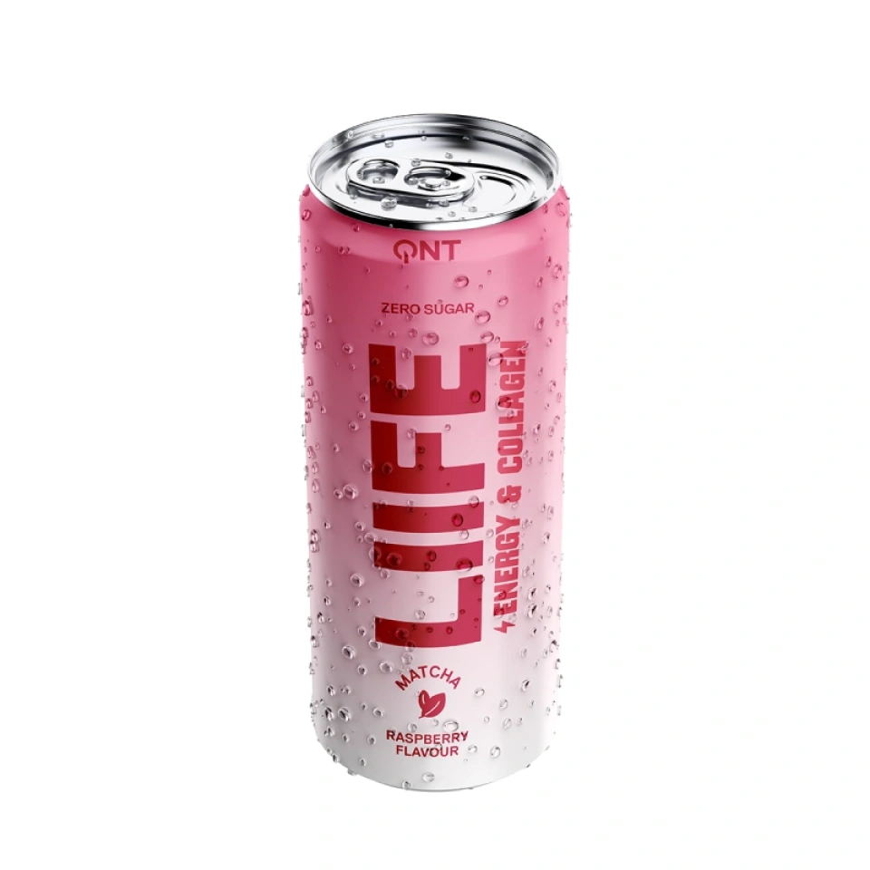 QNT LIIFE Energy & Collagen Matcha Raspberry energiajook 250ml    