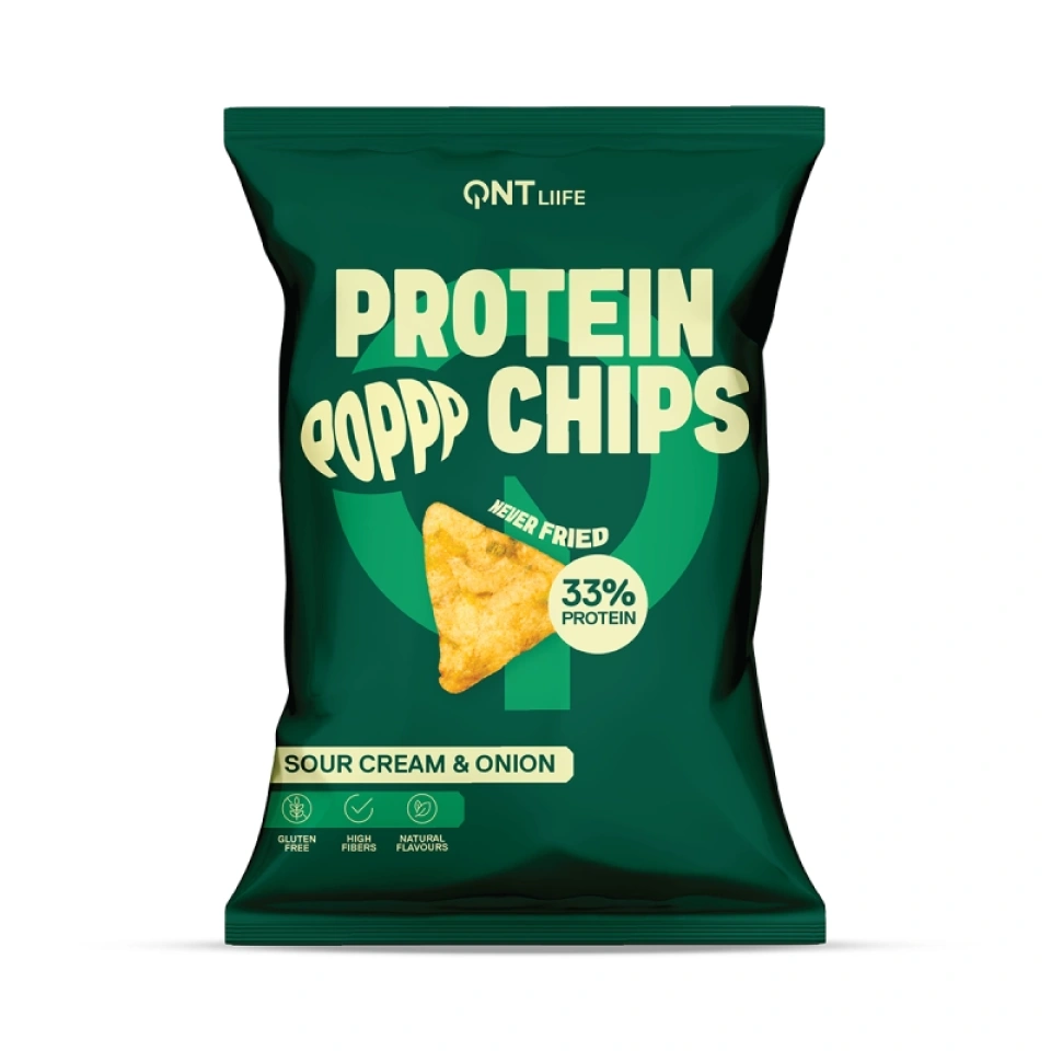 QNT proteiinichipsid 31% Cream & Onion 50g