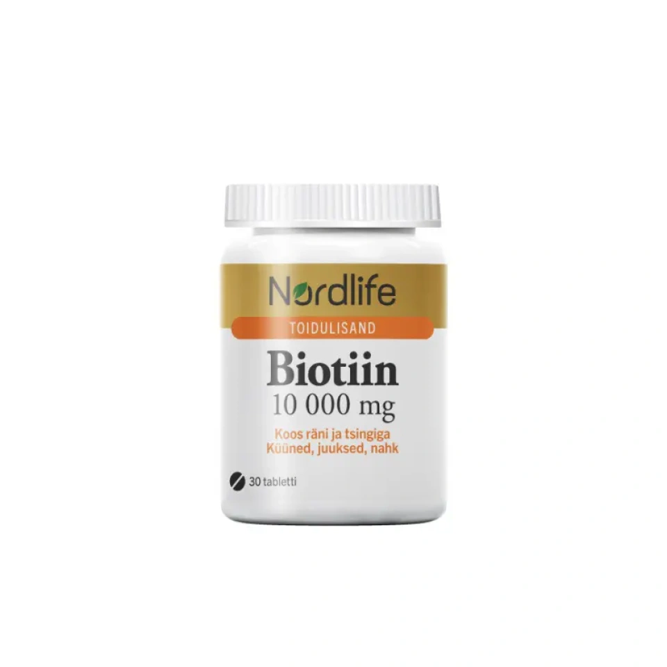 Nordlife Biotiin 10000 tabletid N30
