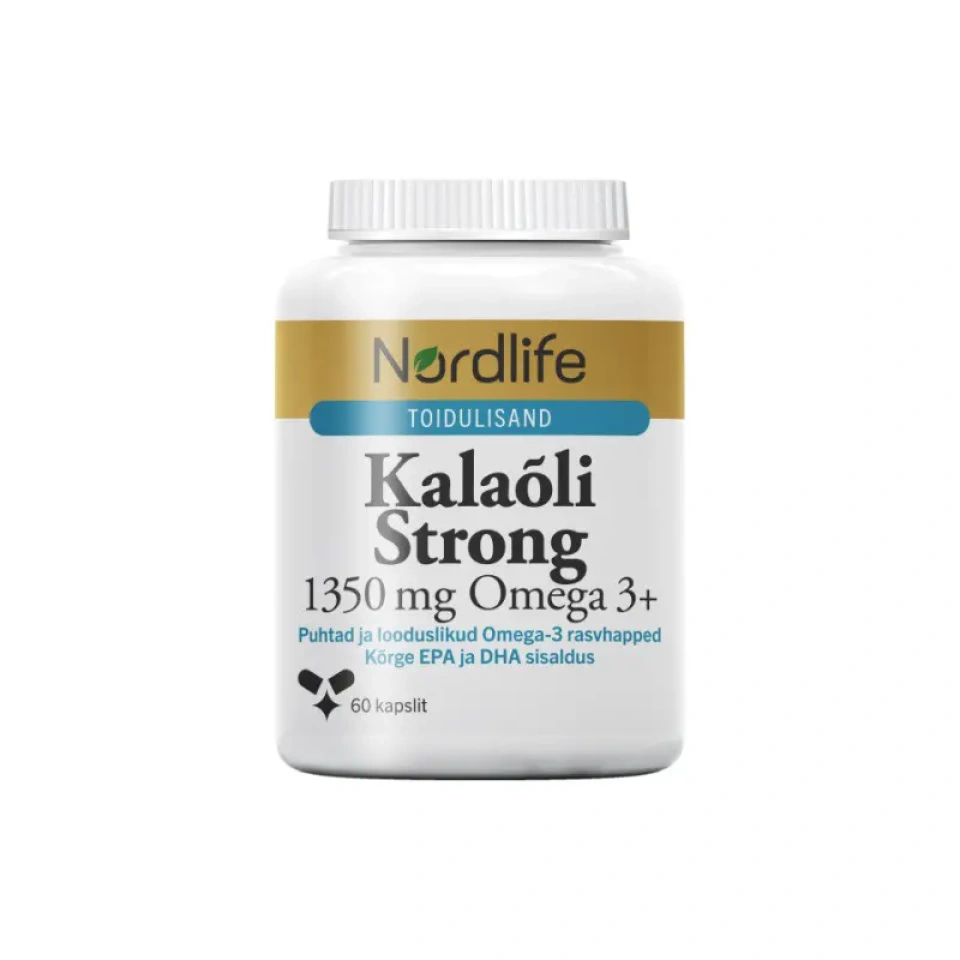 Nordlife Kalaõli Strong 1350mg kapslid N60
