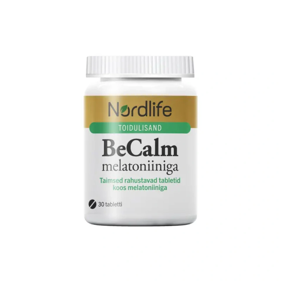 Nordlife BeCalm melatoniiniga tabletid N30