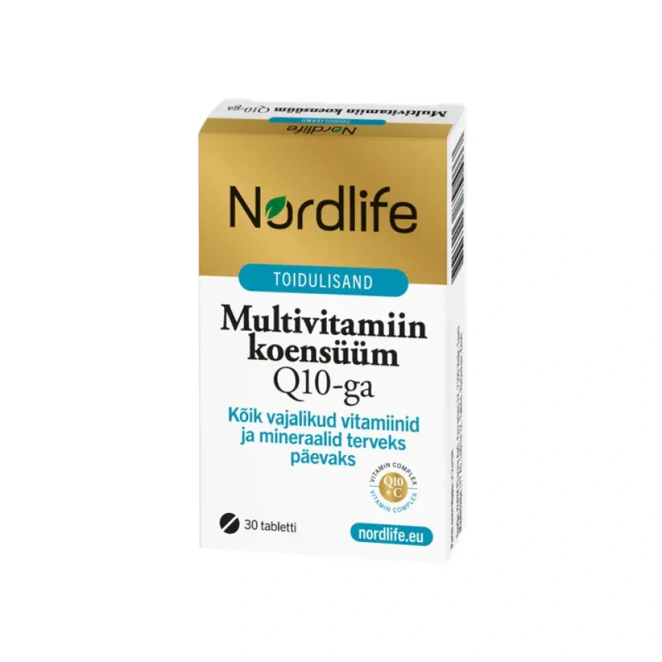 Nordlife Multivitamiin koensüüm Q10 tabletid N30