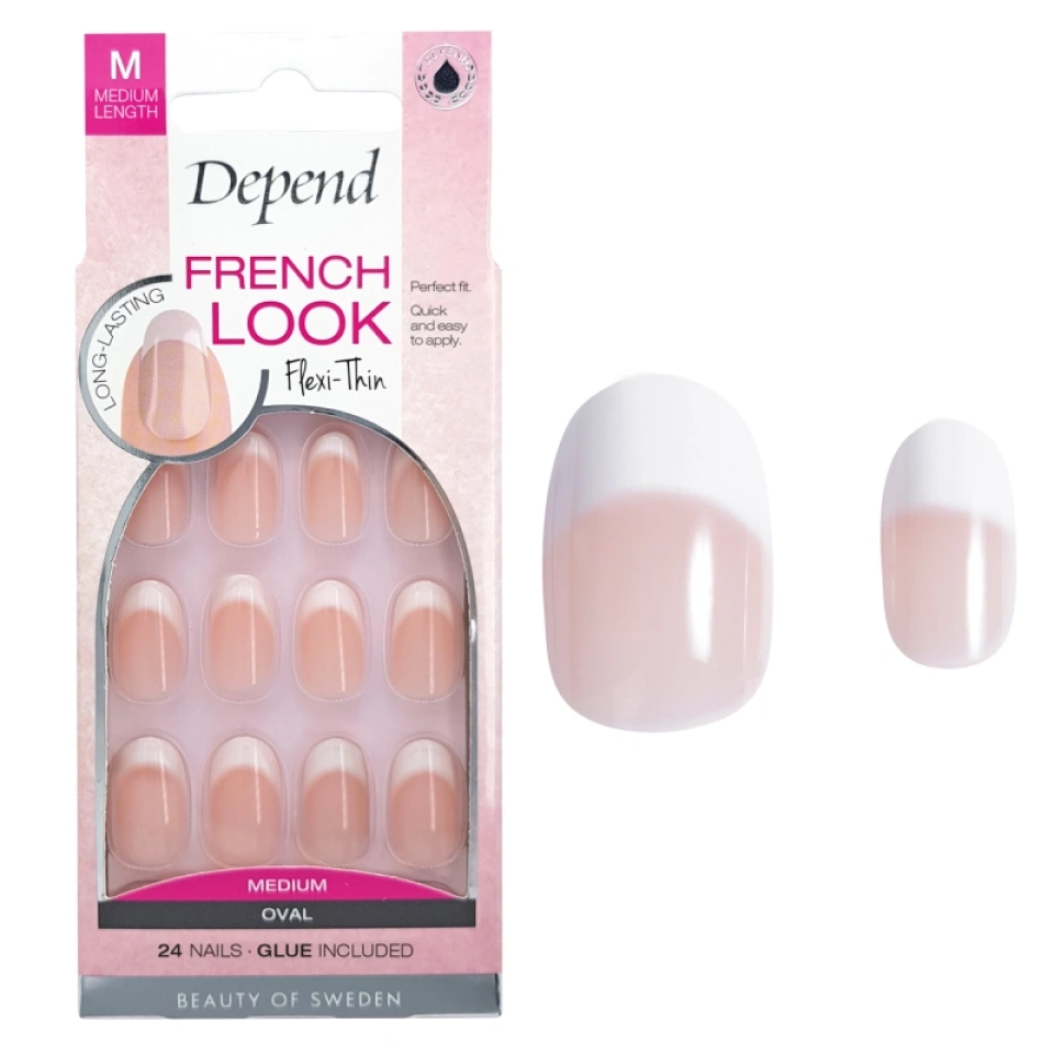 Depend kunstküüned French Look Pink Oval/ 80037/ UUS!