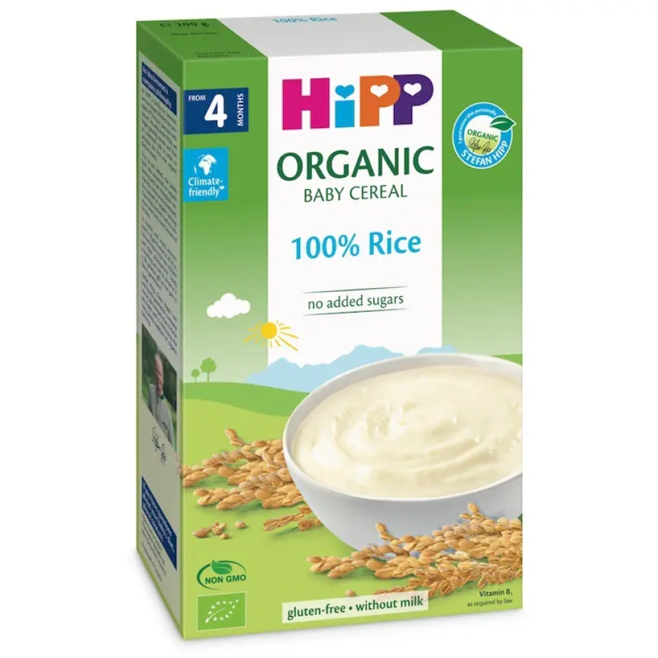 HiPP Riisipudrupulber ÖKO peale 4.k 200g(HR-EKO-07)
