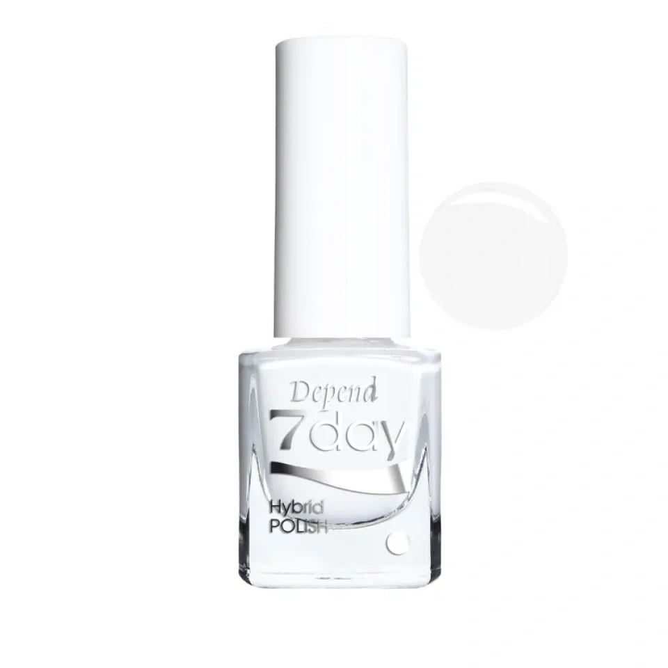 Depend 7 Day hübriidlakk 7005 Pure White 5ml